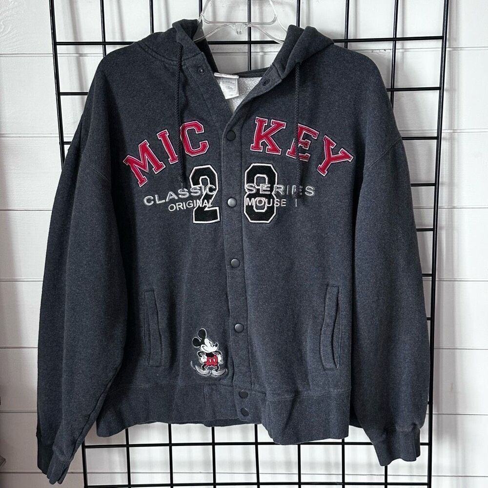 Disney Charcoal Mickey Mouse Classic Hoodie